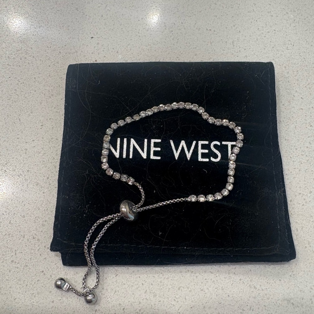 Nine West Silver Adjustable Bracelet